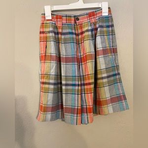 Vintage Liz Wear High Wasted Women's Plaid mom shortz size 6
